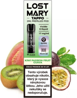 Cartridge LOST MARY TAPPO Pods 1Pack Kiwi Passion Fruit Guava 17mg