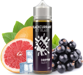 Příchuť Drippin Party Shake and Vape 10ml Blackcurrant Icy Blast (Černý rybíz a grapefruit)